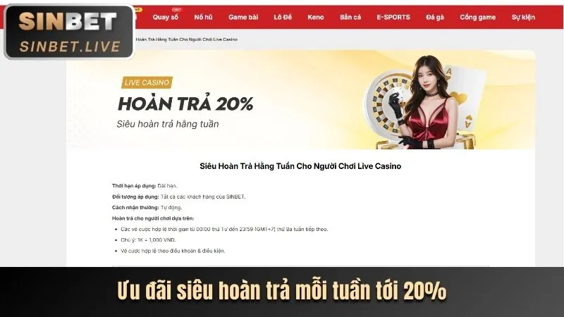 Quà tặng sinh nhật MCW Casino